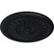 Ekena Millwork Temple Ceiling Medallion (Fits Canopies up to 9 1/4"), Hand-Painted Steel Gray, 24"OD x 1 5/8"P CM24TESGS - alternate 2
